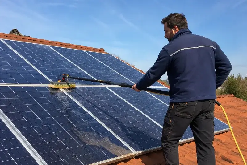 Nettoyage et entretien de panneaux solaires à Évian-les-Bains